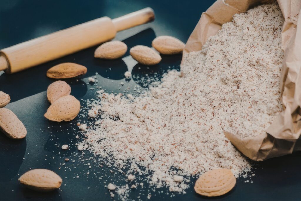 קמח שקדים דיאטה ללא סוכר