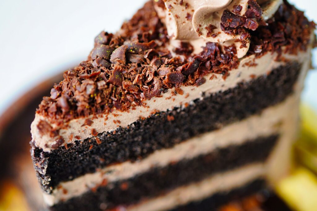 עוגת שוקולד ללא סוכר וללא גלוטן לחה ועשירה